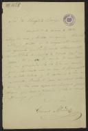 Carta de Genaro Alenda a Teófilo Braga