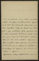 Carta de Artur Pinto da Rocha, António Vaz de Macedo a Teófilo Braga