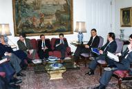 Visita de Enrique Barón Crespo a Portugal
