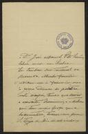 Carta de José Vicente da Costa Pita a Teófilo Braga