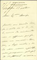 Carta de J. Gonçalves Teixeira para Manuel Teixeira Gomes
