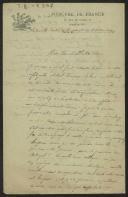 Carta de Phileas Lebesgue a Teófilo Braga