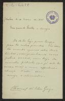 Carta de Manuel da Silva Gaio para Teófilo Braga 