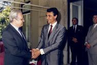 Visita de Perez de Cuellar a Portugal
