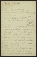 Carta de Francisco Maria Supico a Teófilo Braga
