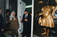 Visita de Yasser Arafat