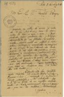 Carta de Carolina Michaëlis de Vasconcelos para Teófilo Braga