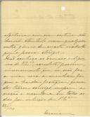 Carta de Maria de Melo para Sidónio Pais