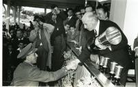 Fotografia de Américo Tomás no Concurso Hípico Internacional de Lisboa