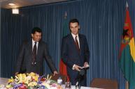 Visita de Carlos Alberto Wahnon de Carvalho Veiga a Portugal
