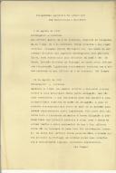 Cópia de telegramas de João Chagas para o Ministério dos Negócios Estrangeiros 