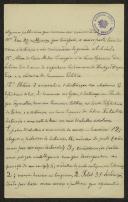 Carta de Manuel F. Ribeiro para Teófilo Braga