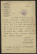 Carta de Victor Falcão, de "O Século", a Teófilo Braga