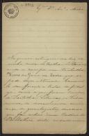 Carta de António Francisco Barata a Teófilo Braga