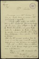 Carta de Palmira das Almas Ferrão a Teófilo Braga
