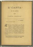 Cartas políticas