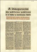 A inauguração de edifícios públicos e a visita a instalações fabris preencheram o quarto dis da permanência do Chefe do Estado na Guiné
