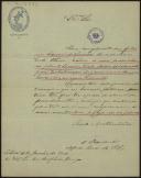 Ofício de Alfredo César da Silva para Teófilo Braga