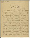 Carta de Carolina Michaëlis de Vasconcelos para Teófilo Braga