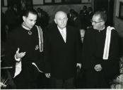 Fotografia de Américo Tomás na abertura do ano letivo da Universidade Técnica de Lisboa