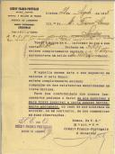 Carta do Crédit Franco-Portugais para Manuel Teixeira Gomes