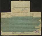 Telegrama de Alexandre Braga et al. a Teófilo Braga