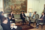Visita do Primeiro-ministro da Bélgica Wilfried Martens