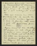 Carta de Joaquim de Araújo para Teófilo Braga