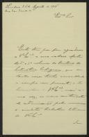 Carta de Francisco Maria Esteves Pereira a Teófilo Braga