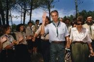Visita a acampamento de escuteiros