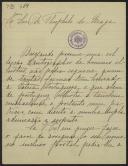 Carta de Lia de Morais a Teófilo Braga