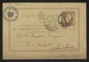 Bilhete-postal de Horácio Ferrari para Teófilo Braga