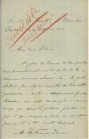 Carta de M. de França Dário para Sidónio Pais