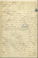 Carta de Teófilo Braga para Maria do Carmo Xavier de Barros Leite