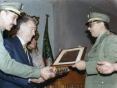 Visite du Président portugais Jorge Sampaio au Musée Central de l'armée
