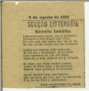 Soneto inédito