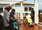 Visita a instituição de solidariedade social