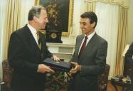 Visita de Jacques Santer a Portugal