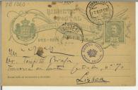 Bilhete-postal de Alfredo Pimenta para Teófilo Braga