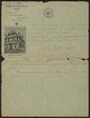 Carta de José Servaens y Rodriguez a Teófilo Braga