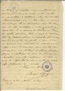 Carta de Teófilo Braga para Maria do Carmo Xavier de Barros Leite
