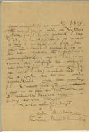Carta de Carolina Michaëlis de Vasconcelos para Teófilo Braga
