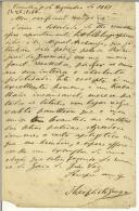 Carta de Teófilo Braga para Inocêncio Francisco da Silva