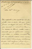 Carta de Joaquim Gualdino Pires para Manuel Teixeira Gomes