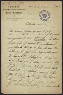 Carta de Antonio Padula, da Societá Scientitico-Artistico-Letteraria Luigi Camoens, a Teófilo Braga