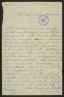 Carta de José Pereira da Costa ao Sr. Moreira