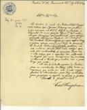 Carta de Carl Singelmann para Sidónio Pais