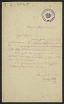 Carta de D. Milelli a Teófilo Braga