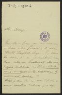 Carta de J. Vilas a Teófilo Braga