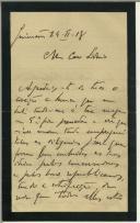 Carta de A. B. Leite de Faria para António Pais